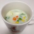 カップひとつで☆即席ミルクスープ
