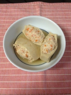 肉詰め高野豆腐の煮物-レシピのメイン写真