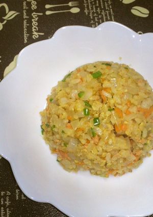 手抜きなのにカラフルで簡単なパラパラ炒飯-レシピのメイン写真