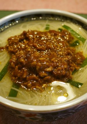 熱い☆ウマい☆中華風辛味噌ニラ素麺-レシピのメイン写真