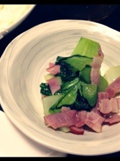 青梗菜とベーコンのウェイパー炒め-レシピのメイン写真