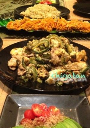 旨味ギュッ！ワカメ入りゴーヤチャンプル-レシピのメイン写真