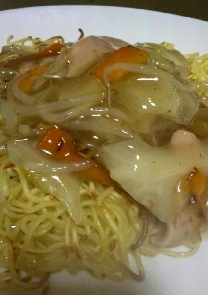 簡単餡掛け焼きそば-レシピのメイン写真