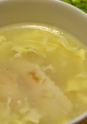 ほっとする味☆鶏とたまごのおかゆ-レシピのメイン写真