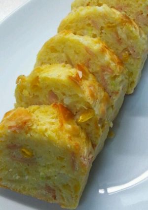 大好評☆野菜とハムのパウンドケーキ-レシピのメイン写真