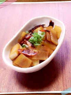 冷製☆大根とベーコンのポン酢炒め-レシピのメイン写真