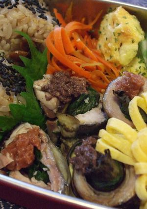 さんまロール弁当-レシピのメイン写真