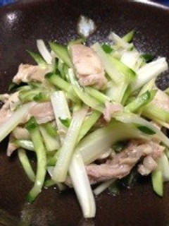 鶏肉ときゅうりの柚子ごしょう和え-レシピのメイン写真
