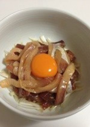 ブリとマグロのユッケ-レシピのメイン写真