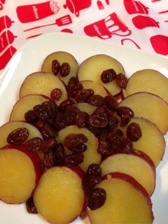 さつまいもの爽やかレーズン甘煮-レシピのメイン写真
