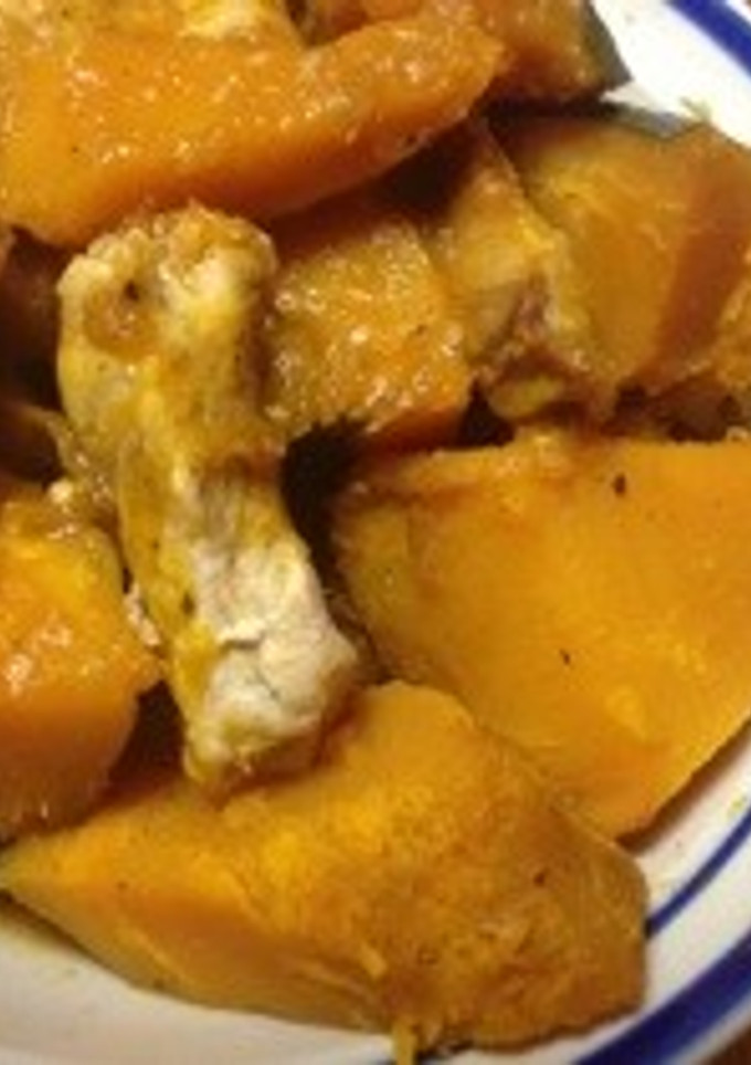 かぼちゃとごろごろお肉-レシピのメイン写真