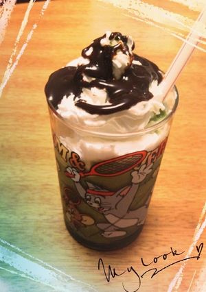 スタバ風抹茶フラペチーノ-レシピのメイン写真