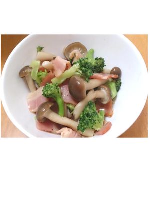 しめじベーコン-レシピのメイン写真