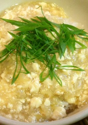 くずし豆腐と大根の中華風丼-レシピのメイン写真