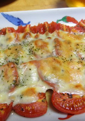 ミニトマトのチーズ焼き-レシピのメイン写真