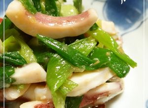 柔らかい♡いかとネギのぬた～酢味噌和え～-レシピのメイン写真