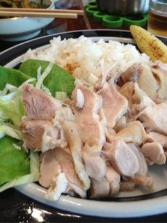 茹で鶏のチキンライス-レシピのメイン写真