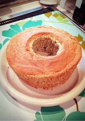 卵白だけで紅茶のシフォンケーキ-レシピのメイン写真
