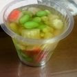野菜とカニカマのゼリーよせ