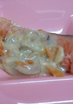 鮭×野菜のクリームソース-レシピのメイン写真