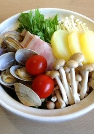 あさりバター鍋-レシピのメイン写真