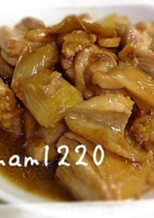 簡単☆ニンニク醤油で鶏肉の焼き煮♪-レシピのメイン写真