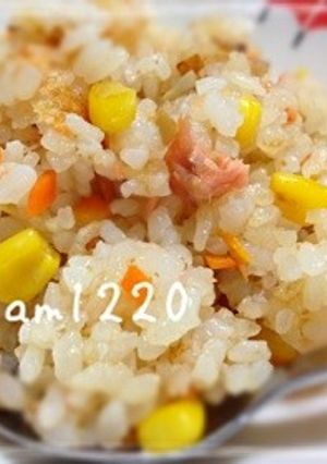 子供用☆コーンとシャケ炒飯-レシピのメイン写真