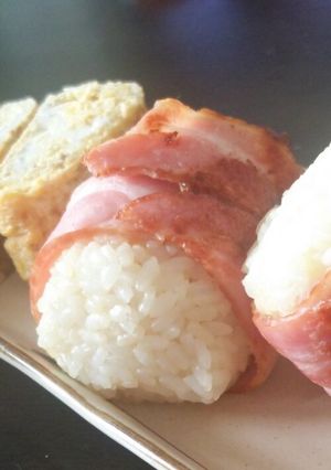 ベーコン巻きおにぎり-レシピのメイン写真