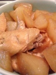 大根と手羽先の煮物-レシピのメイン写真