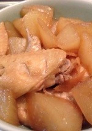 大根と手羽先の煮物-レシピのメイン写真