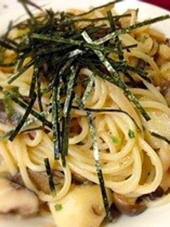 山盛りキノコの和風タラコスパゲティ-レシピのメイン写真