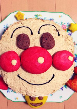 アンパンマンケーキ♡-レシピのメイン写真