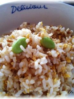 ひき肉と枝豆のチャーハン-レシピのメイン写真