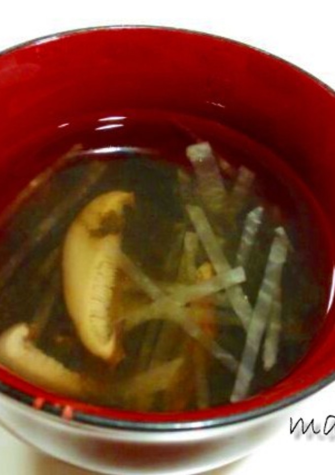 大根と海苔のお吸いもの-レシピのメイン写真