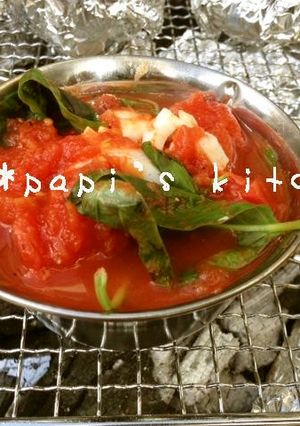☆BBQでおすすめ！イカのトマト煮☆-レシピのメイン写真