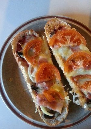 簡単ピザトースト-レシピのメイン写真