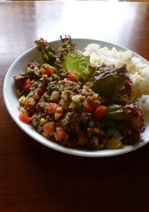 焼肉のたれで簡単☆野菜たっぷりタコライス-レシピのメイン写真