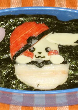 キャラ弁♪モンスターボールからピカチュウ-レシピのメイン写真