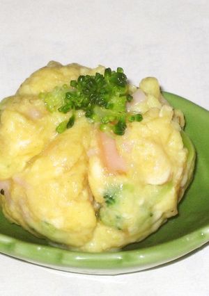 キャラ弁♪で余る部分で茶巾絞りたまご♪-レシピのメイン写真