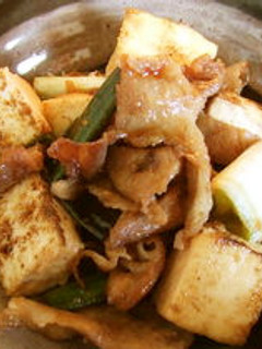 焼き豆腐で作る肉豆腐-レシピのメイン写真