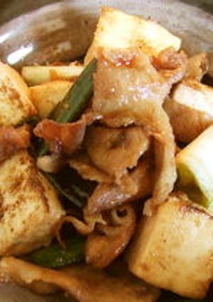 焼き豆腐で作る肉豆腐-レシピのメイン写真