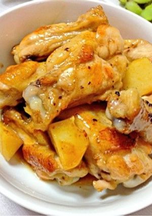 調味料3つで手羽元の甘酢焼き♡-レシピのメイン写真