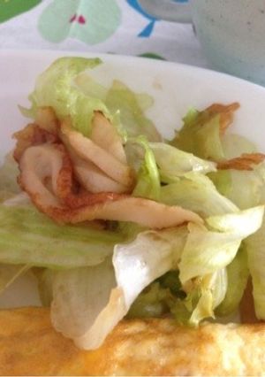 レタスとちくわのサラダ-レシピのメイン写真