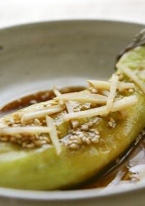 丸ごと茄子の煮びたし風-レシピのメイン写真