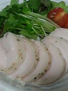 炊飯器&塩麹で簡単☆しっとり柔らか鶏ハム-レシピのメイン写真