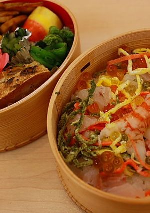 江戸前チラシ弁当-レシピのメイン写真