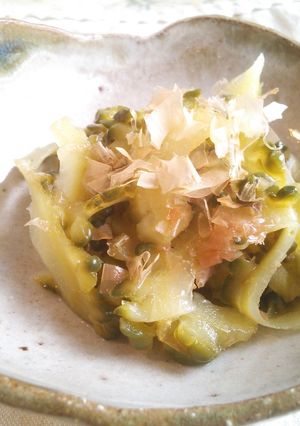 母直伝☆ゴーヤの鰹節あえ(甘酢風)☆-レシピのメイン写真
