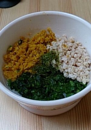 離乳食中期～後期☆３色そぼろ丼☆-レシピのメイン写真