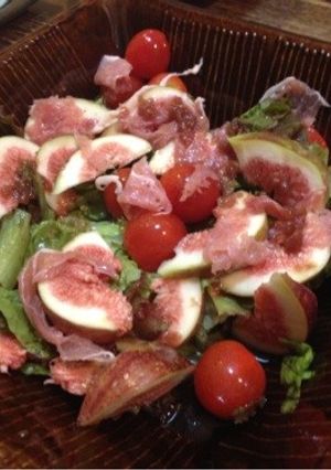 季節のサラダ いちぢく×生ハム-レシピのメイン写真