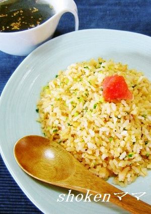 たらこと卵のパラパラチャーハンおかか風味-レシピのメイン写真